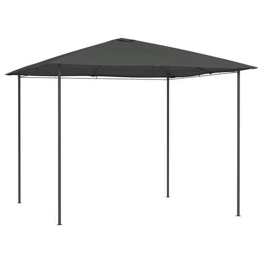 vidaXL Huvimaja 3x3x2,6 m antrasiitti 160 g/m²