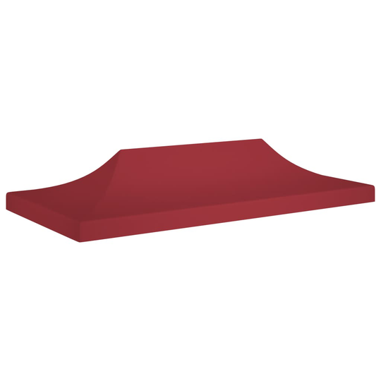 vidaXL Juhlateltan katto 6x3 m viininpunainen 270 g/m²