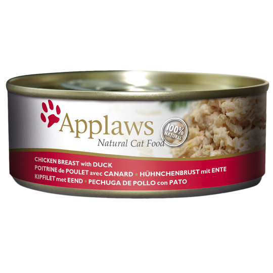 Applaws in Broth -kissanruoka 6 x 156 g - kana & ankka