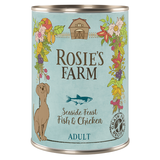 Rosie's Farm -säästöpakkaus 24 x 400 g - kala & kana