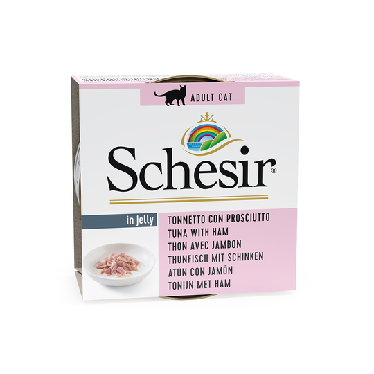 Schesir in Jelly 6 x 85 g - tonnikala & kinkku