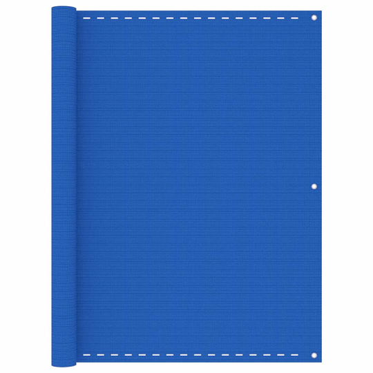 vidaXL Parvekkeen suoja sininen 120x300 cm HDPE