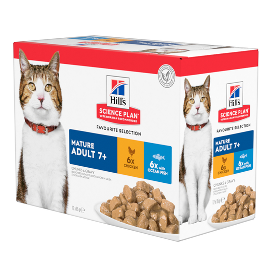 Hill's Science Plan Mature Adult 7+ - 24 x 85 g kalavalikoima