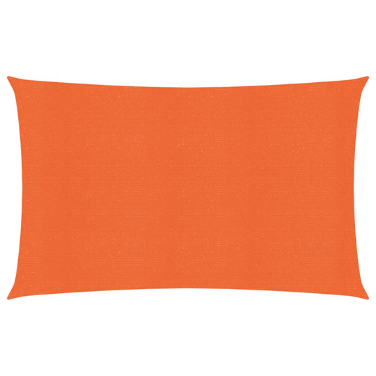 vidaXL Aurinkopurje 160 g/m² oranssi 2,5x4,5 m HDPE