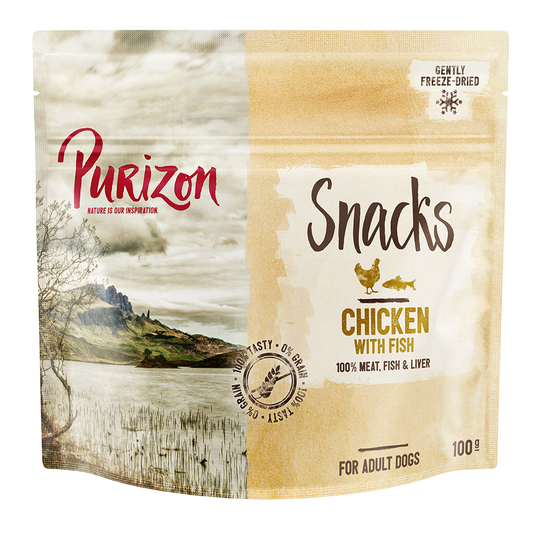 Purizon Snack kanaa kalalla - viljaton - 100 g