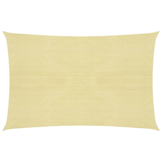 vidaXL Aurinkopurje 160 g/m² beige 2x3 m HDPE
