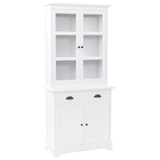 vidaXL Senkki 4 ovella MDF ja mänty 80x40x180 cm