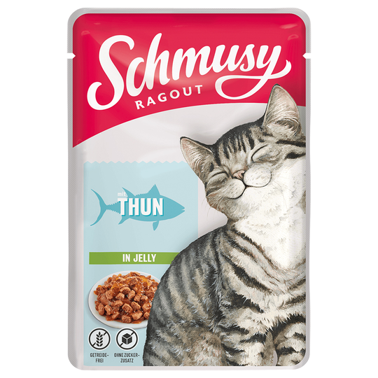 Schmusy Ragout in Jelly 22 x 100 g - tonnikala