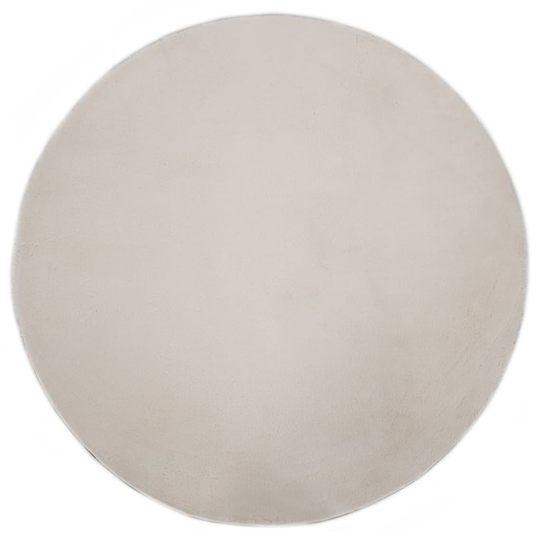 vidaXL Matto 80 cm jäniksen tekonahka kerma