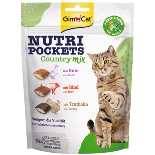 GimCat Nutri Pockets - Country mix (150 g)