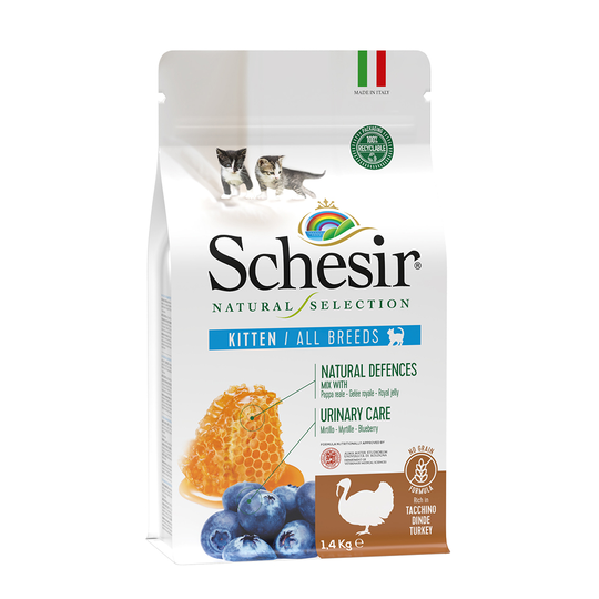 Schesir Natural Selection Kitten - kalkkuna - 1,4 kg