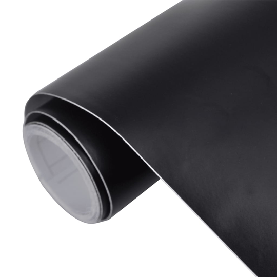 vidaXL Auton päällystekalvot 2 kpl mattamusta 100x150 cm + 50x150 cm