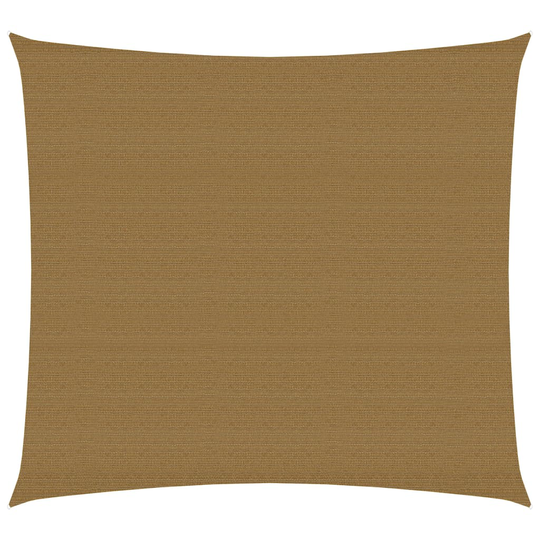 vidaXL Aurinkopurje 160 g/m² harmaanruskea 3,6x3,6 m HDPE