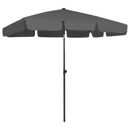 vidaXL Rantavarjo antrasiitti 200x125 cm