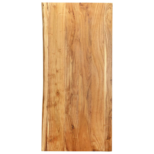 vidaXL Kylpyhuoneen peilipöydän levy täysi akaasiapuu 118x55x2,5 cm