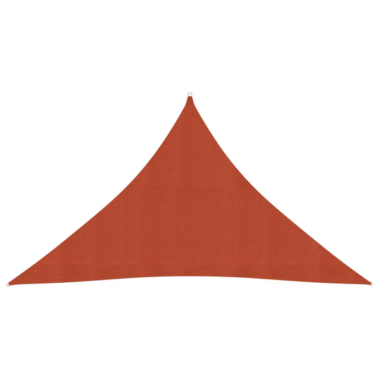 vidaXL Aurinkopurje 160 g/m² terrakotta 3,5x3,5x4,9 m HDPE