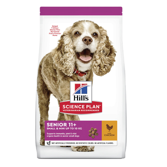 Hill's Science Plan Senior 11+ Small & Mini Chicken - 1,5 kg