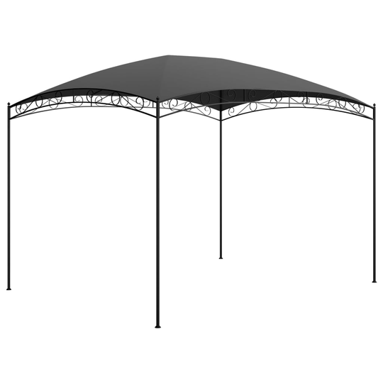 vidaXL Huvimaja 3x4x2,65 m antrasiitti 180 g/m²