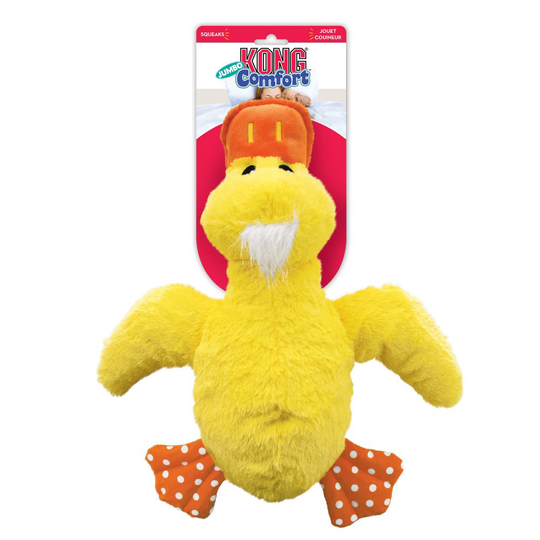 KONG Comfort Jumbo -ankka - P 41 x L 40 x K 10 cm