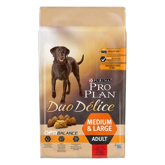 10 kg PURINA PRO PLAN Duo Délice erikoishintaan! - Beef & Rice