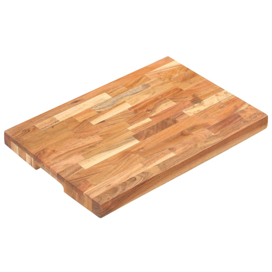 vidaXL Leikkuulauta 50x35x4 cm täysi akaasiapuu