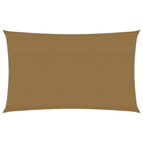vidaXL Aurinkopurje 160 g/m² harmaanruskea 2x4,5 m HDPE