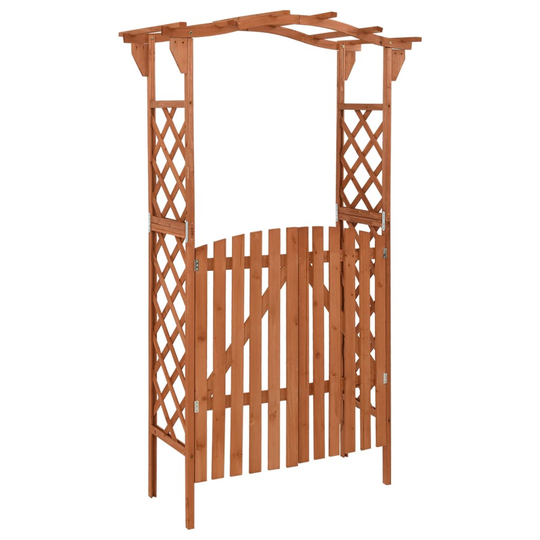 vidaXL Pergola portilla 116x40x204 cm täysi kuusi