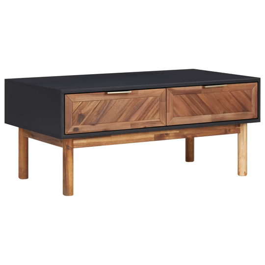 vidaXL Sohvapöytä 90x50x40 cm täysi akaasiapuu ja MDF