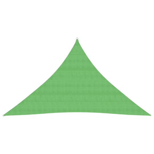 vidaXL Aurinkopurje 160 g/m² vaaleanvihreä 3x3x4,2 m HDPE