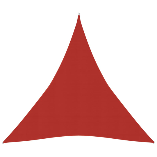 vidaXL Aurinkopurje 160 g/m² punainen 5x7x7 m HDPE