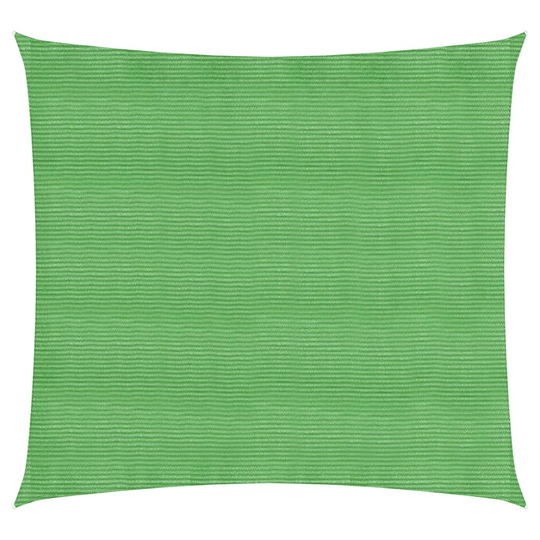vidaXL Aurinkopurje 160 g/m² vaaleanvihreä 2,5x2,5 m HDPE
