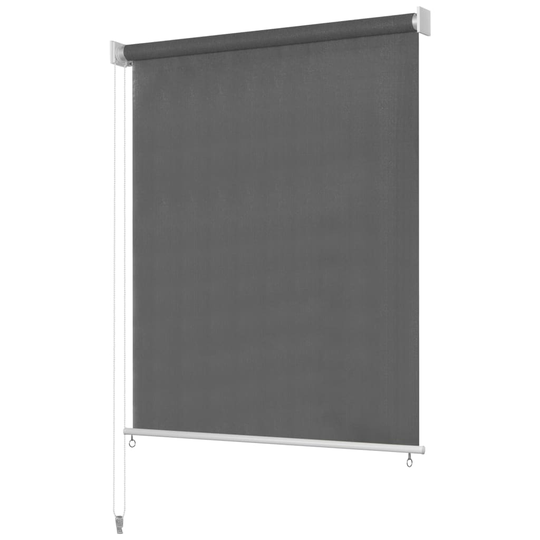 vidaXL Rullaverho ulkotiloihin 140x230 cm antrasiitti