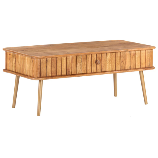 vidaXL Sohvapöytä 100x50x40 cm täysi akaasiapuu