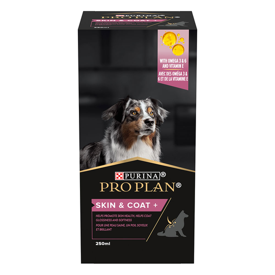 PRO PLAN Dog Adult & Senior Skin and Coat Supplement -öljy - 250 ml