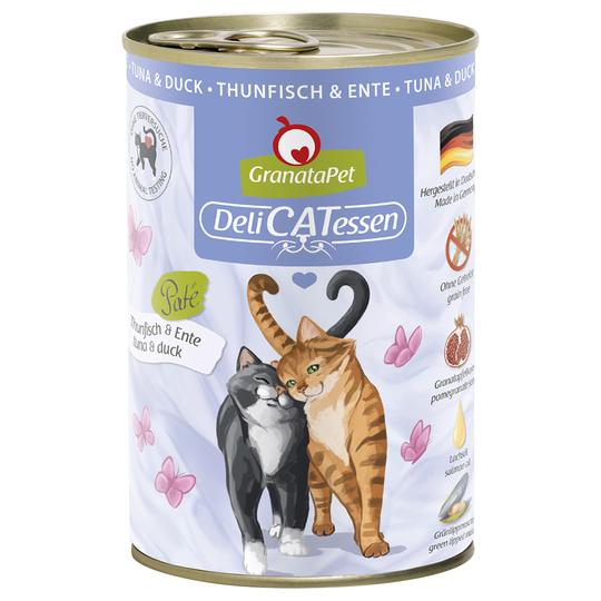 GranataPet DeliCatessen 6 x 400 g - tonnikala & ankka