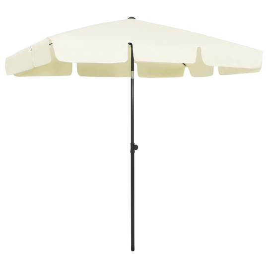 vidaXL Rantavarjo hiekankeltainen 200x125 cm