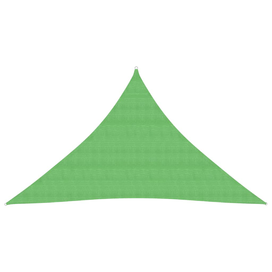 vidaXL Aurinkopurje 160 g/m² vaaleanvihreä 2,5x2,5x3,5 m HDPE