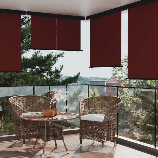 vidaXL Parvekkeen sivumarkiisi 170x250 cm ruskea