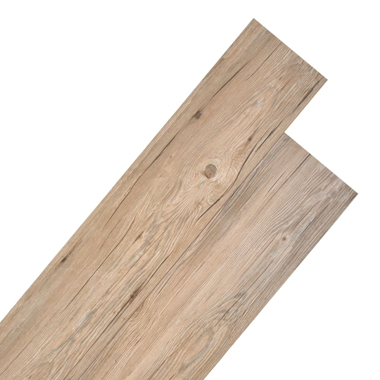 vidaXL PVC-lattialankut 5,26 m² 2 mm Ruskea tammi