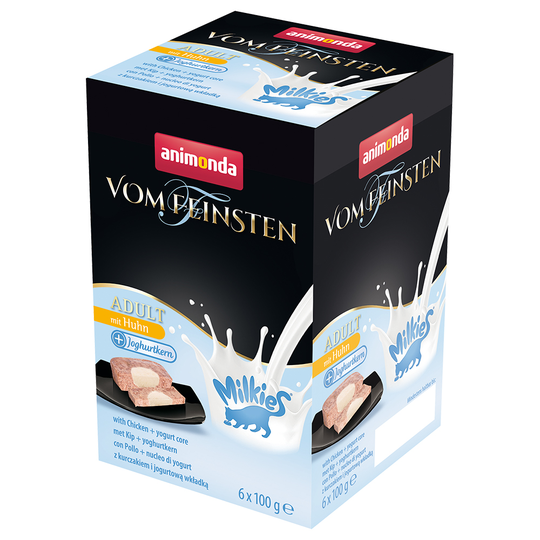 Animonda Vom Feinsten Adult Milkies 36 x 100 g - kana & jogurttiydin