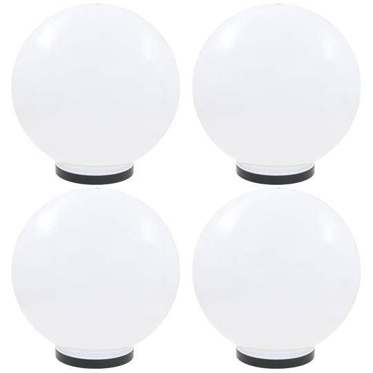 vidaXL LED-pallovalaisimet 4 kpl 40 cm akryyli
