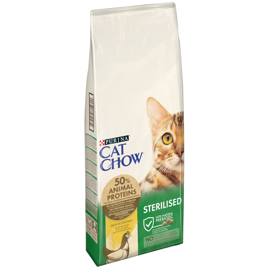Cat Chow kissanruoka 15 kg: 13 kg + 2 kg kaupan päälle! - Adult Special Care Sterilized