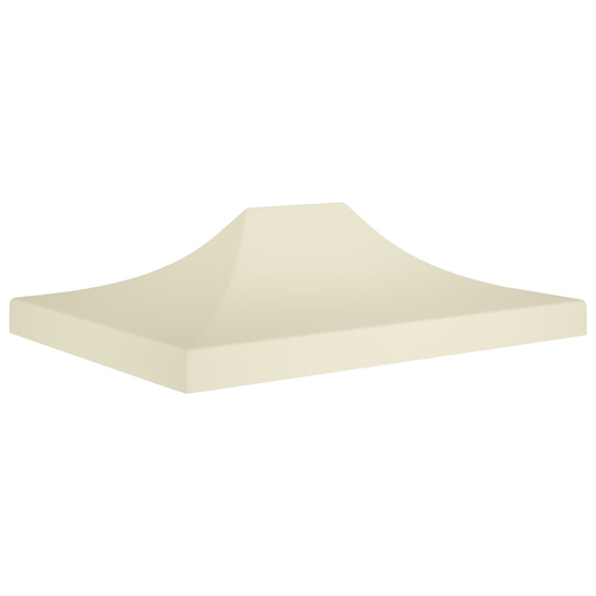 vidaXL Juhlateltan katto 4,5x3 m kerma 270 g/m²