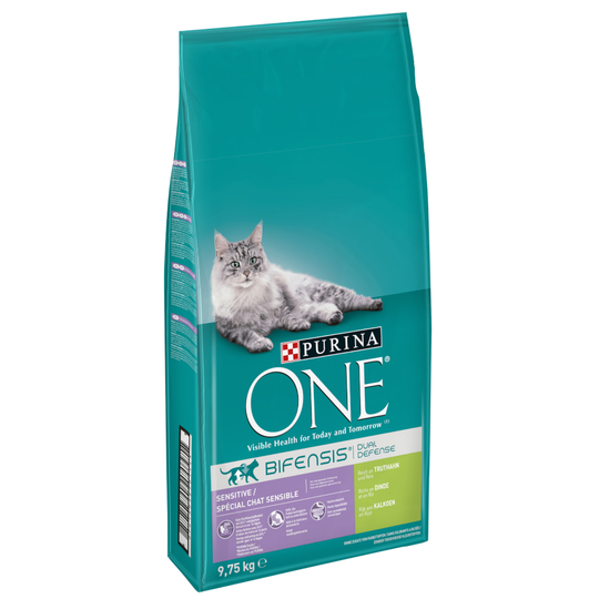 9,75 kg Purina ONE kissanruoka erikoishintaan! - Sensitive
