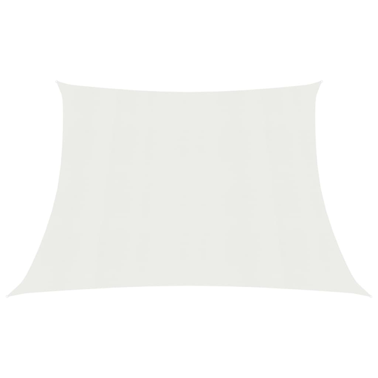 vidaXL Aurinkopurje 160 g/m² valkoinen 4/5x3 m HDPE