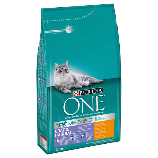 Purina ONE Coat & Hairball - 1,5 kg