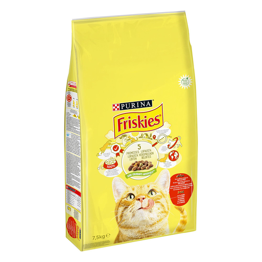 Friskies Beef, Chicken And Vegetables - 7,5 kg