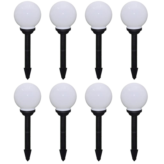 vidaXL Ulkolamput polulle 8 kpl LED 15 cm maapiikillä