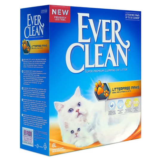 Ever Clean® Litterfree Paws -kissanhiekka - 6 l