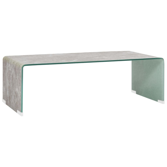 vidaXL Sohvapöytä ruskea marmori 98x45x31 cm karkaistu lasi